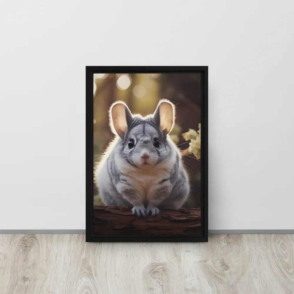Curious Chinchilla in the Forest