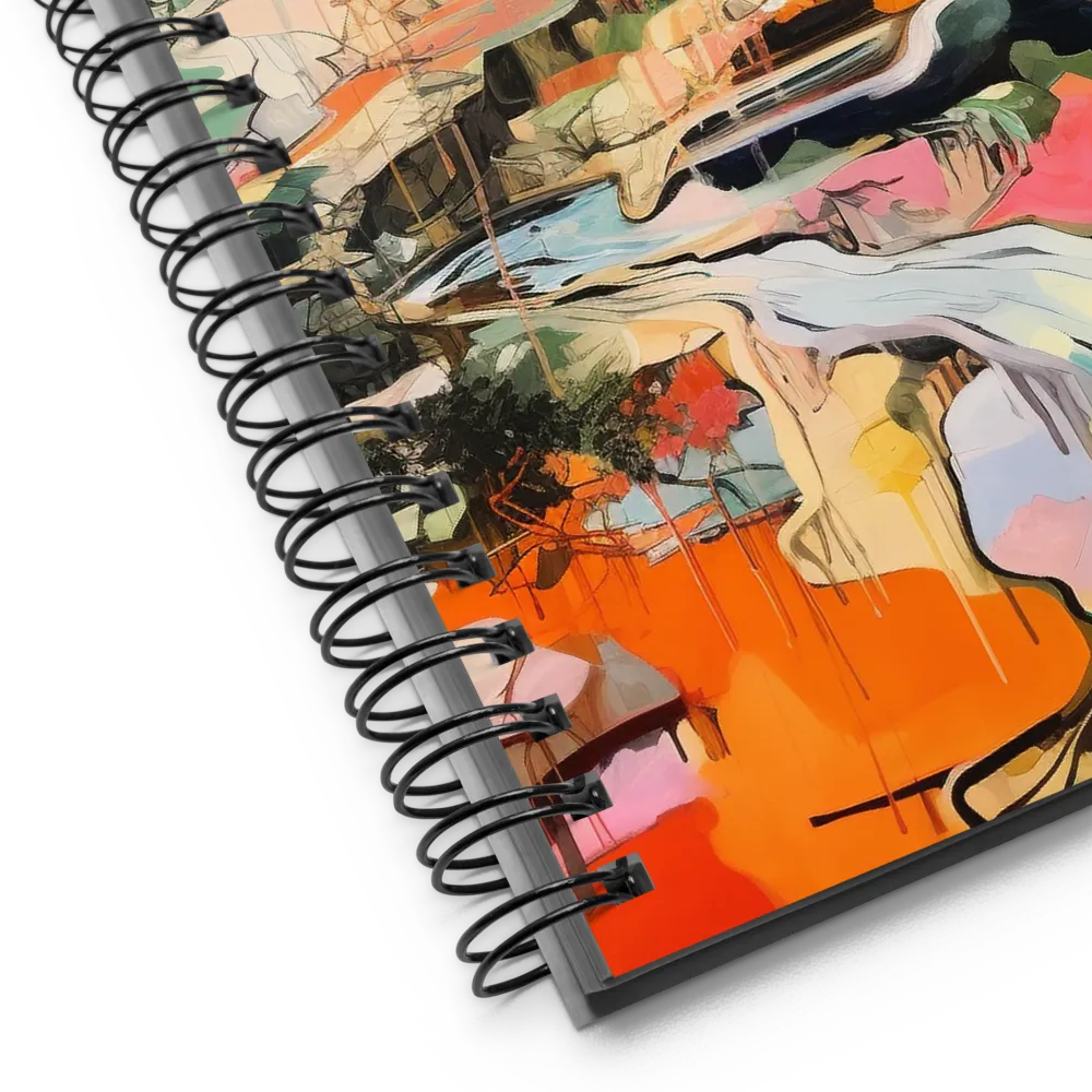 Ethereal Landscapes: A Symphony of Color | Spiral Notebook