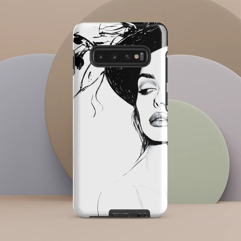 Elegance in Serenity | Phone Case |  S10 Plus | Tough Case | Glossy