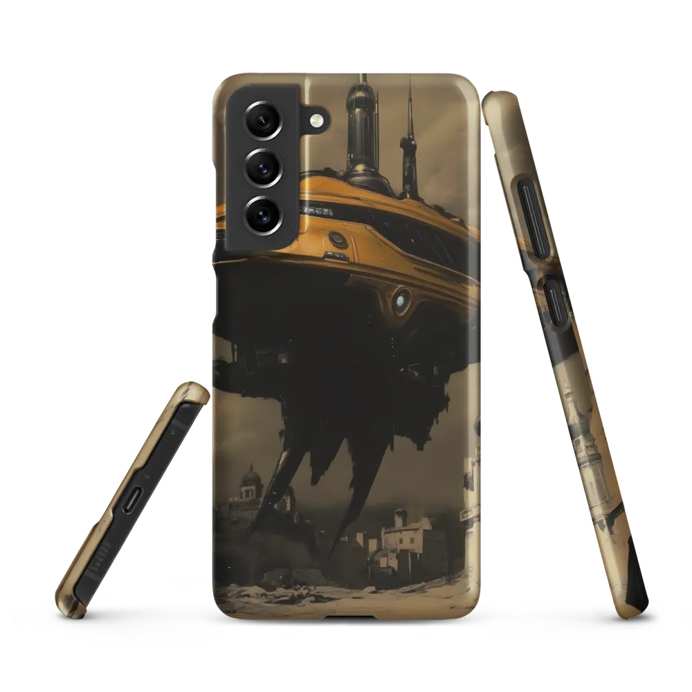 Ethereal Enigma Above a Ruined City | Phone Case |  S21 FE | Snap Case | Matte