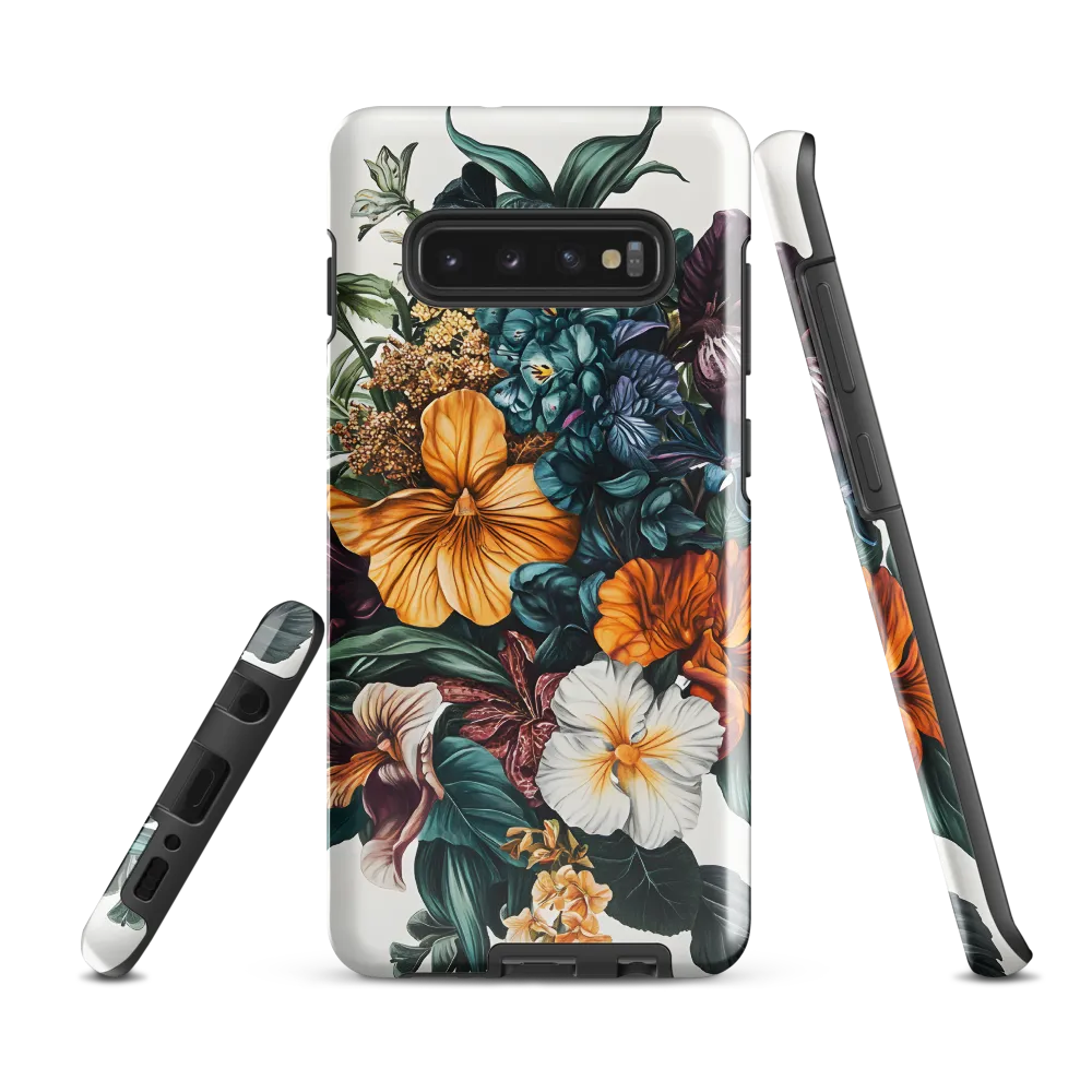 Floral Symphony | Phone Case |  S10 Plus | Tough Case | Glossy