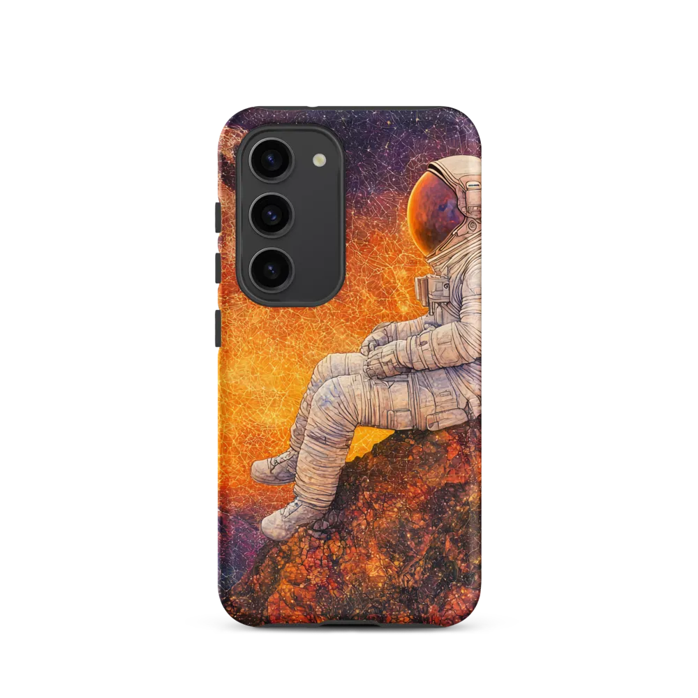 Cosmic Contemplation | Phone Case |  S23 | Tough Case | Matte