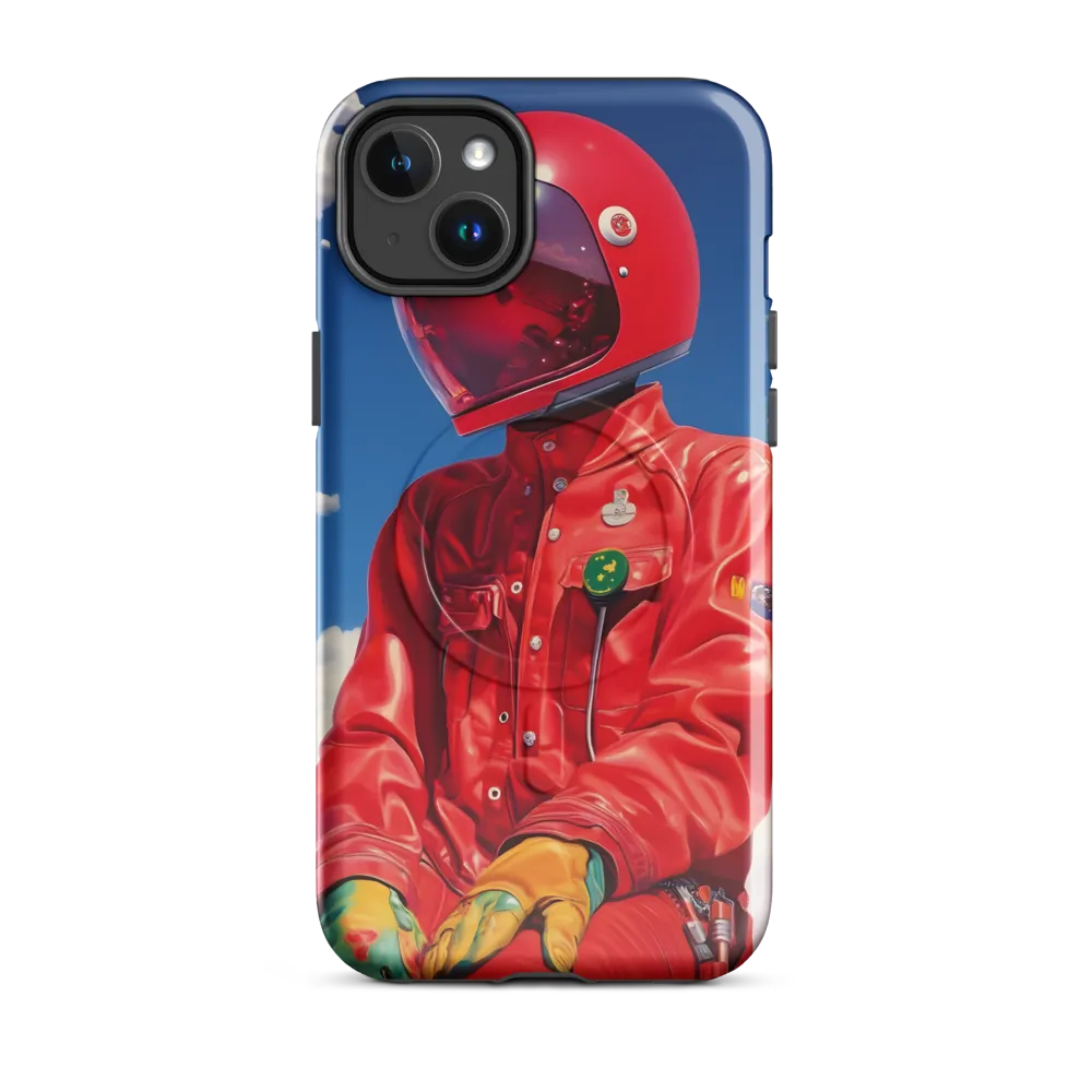 Astronaut in Crimson