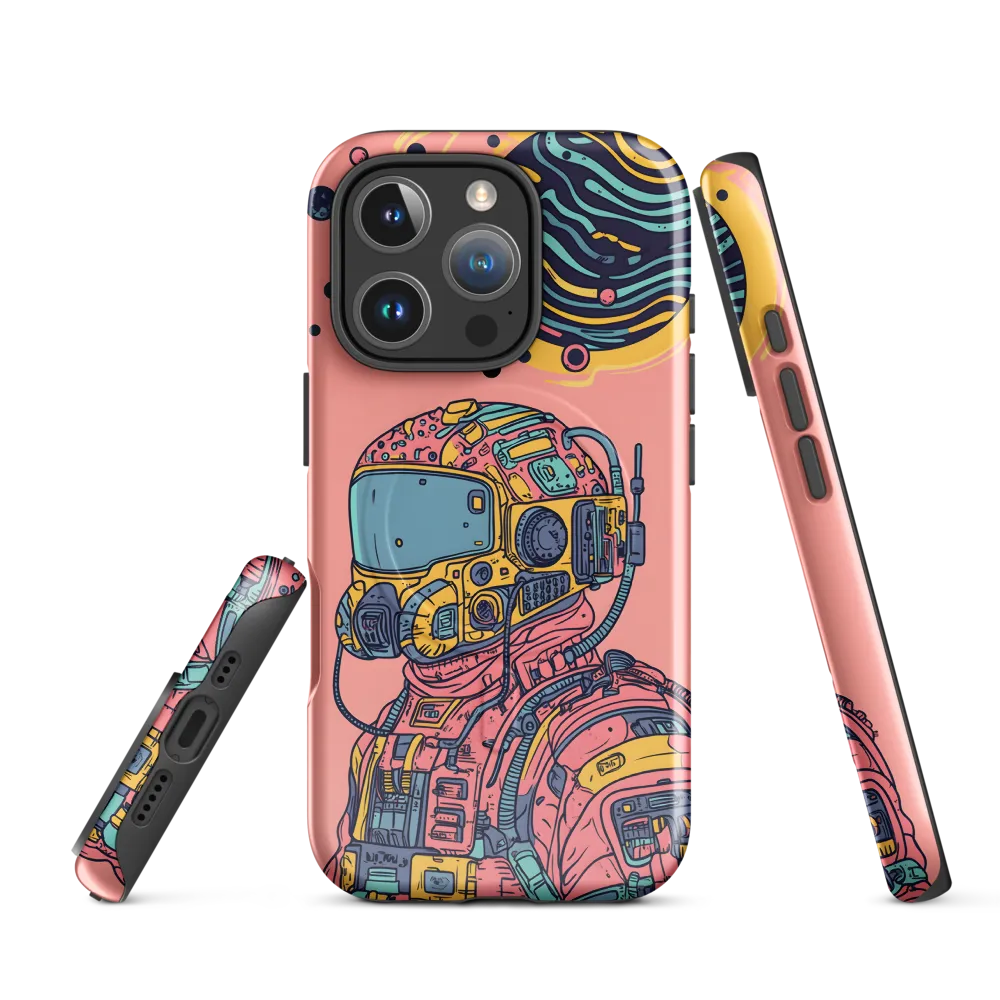 Exploration Beyond: A Digital Astronaut | Phone Case |  16 Pro | MagSafe® Tough Case | Glossy