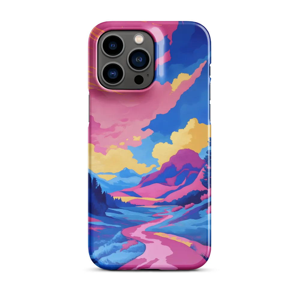 Dreamscape: The Serene River | Phone Case |  14 Pro Max | Snap Case | Glossy