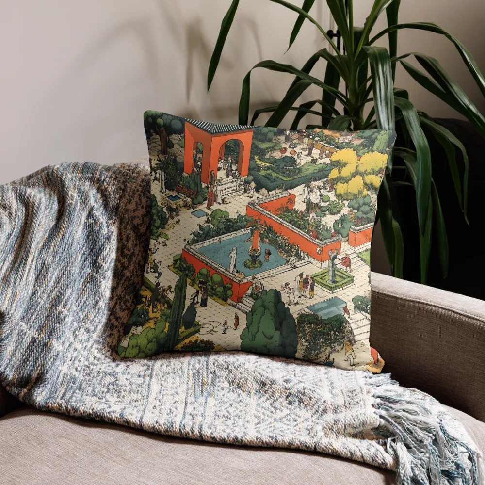 Harmony in the Garden | Pillow & Pillow Case | Multiple Sizes