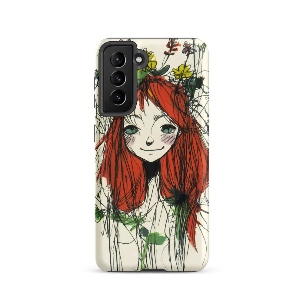 Whimsical Floral Portrait