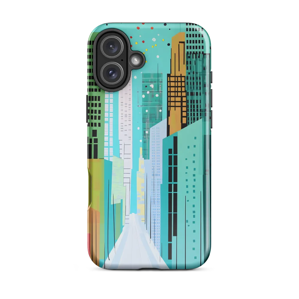Urban Symphony in Turquoise