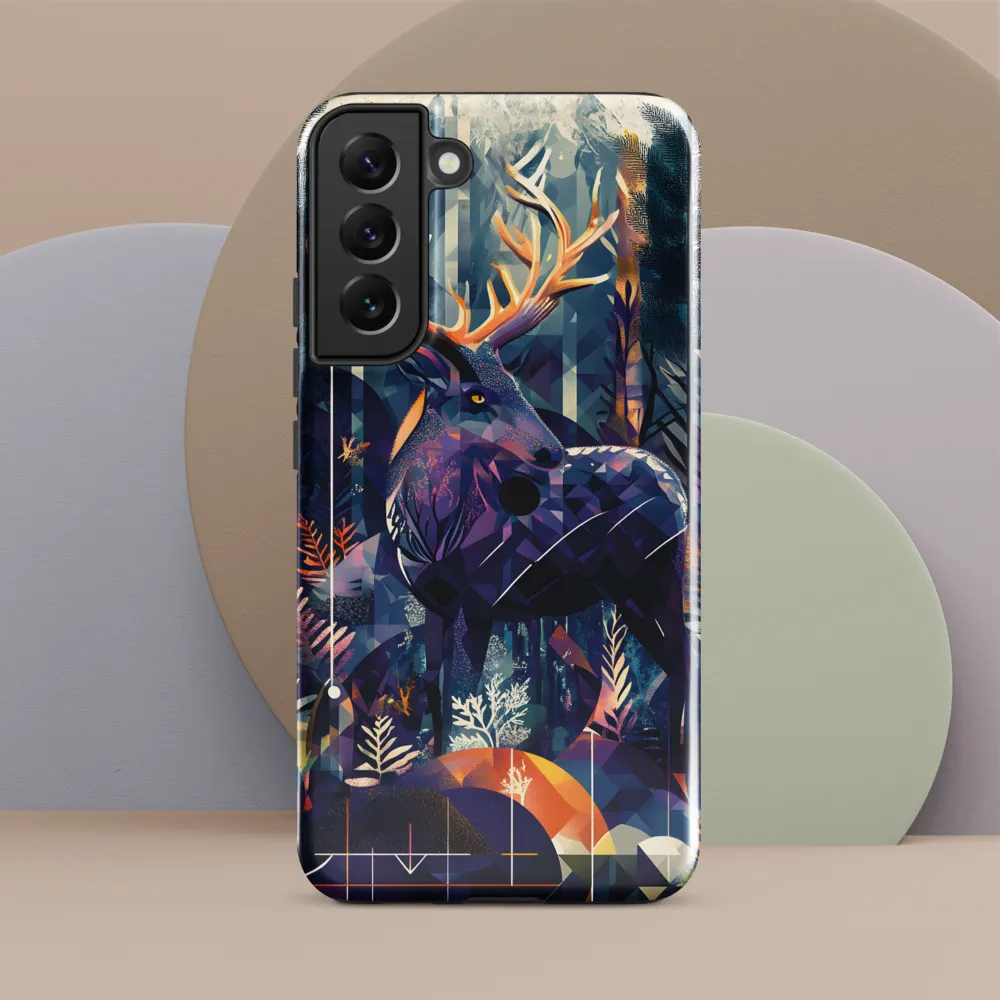 Majestic Serenity: A Geometric Forest Encounter