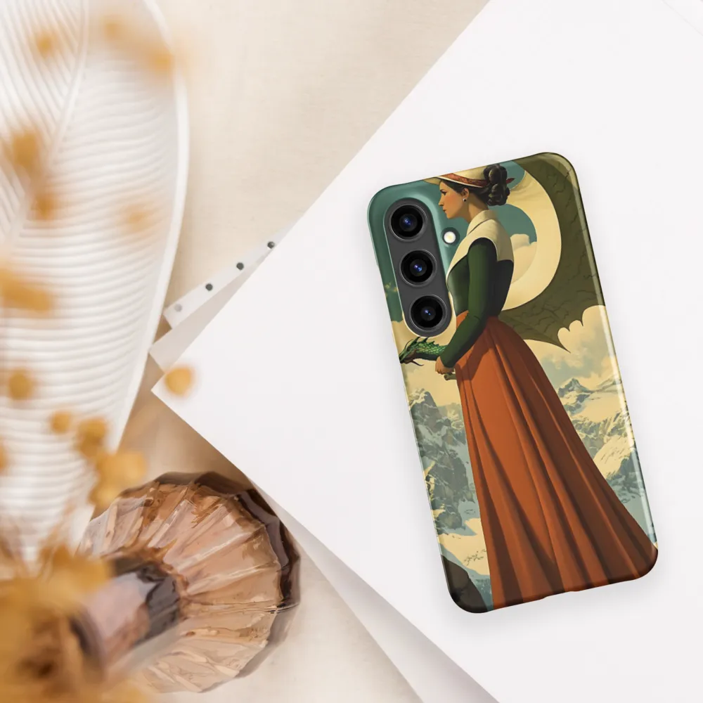 Mystic Harmony: The Dragon Keeper | Phone Case |  S24 Plus | Snap Case | Matte