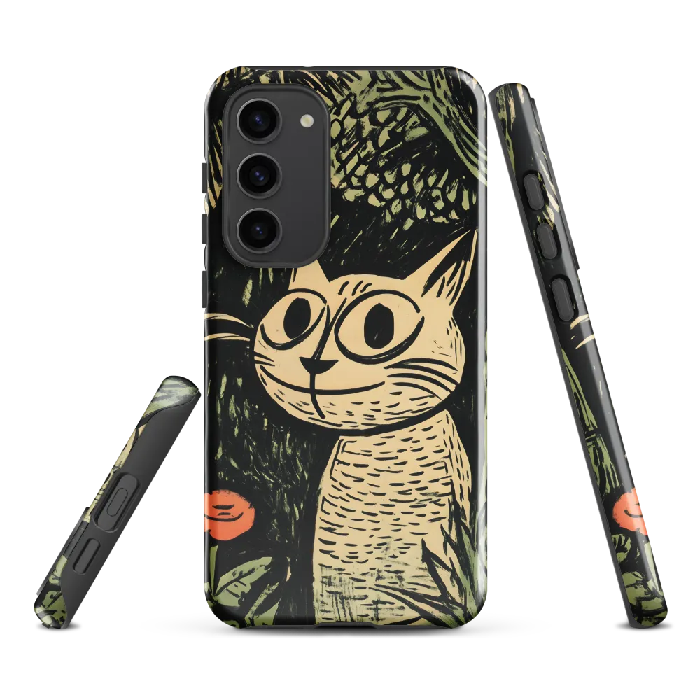 Whimsical Cat in the Forest