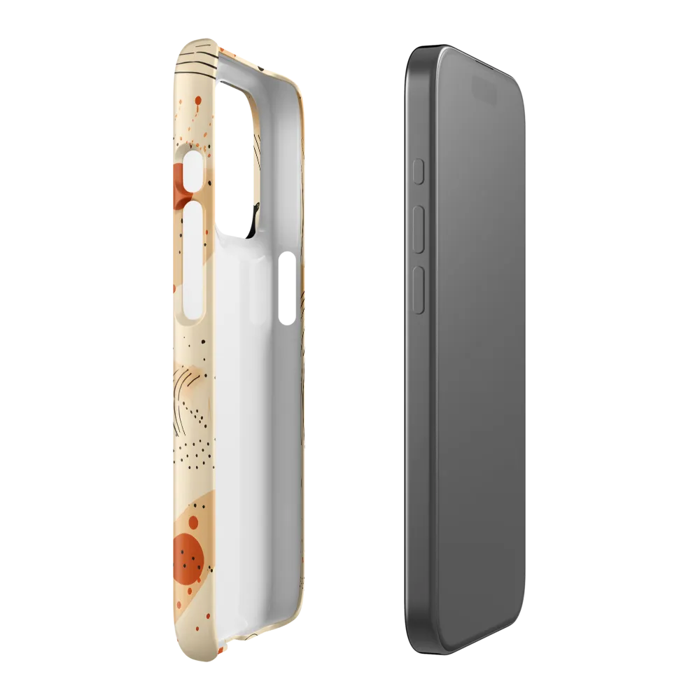 Playful Patterns in Earth Tones | Phone Case |  15 Pro | Snap Case | Glossy