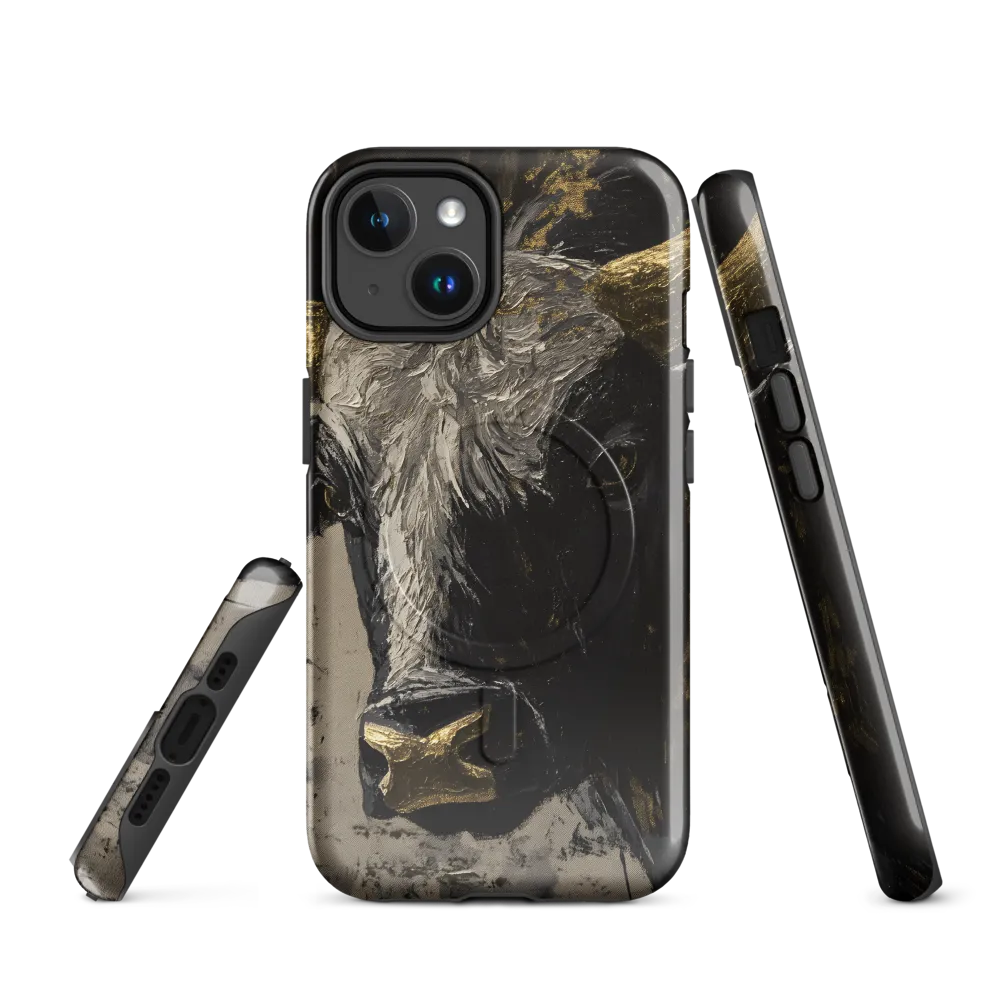 Majestic Bull: The Power in Black and Gold