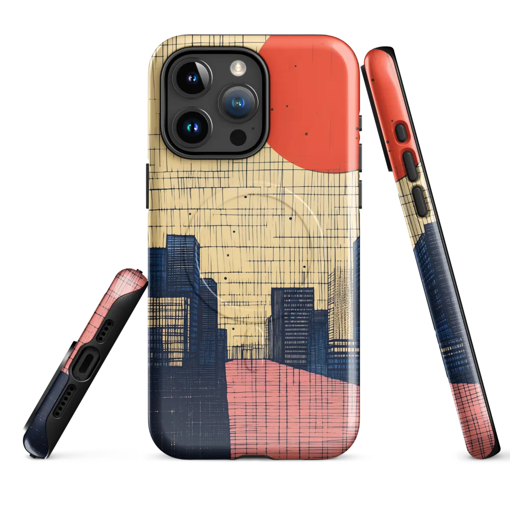 Urban Echoes: A Minimalist Cityscape