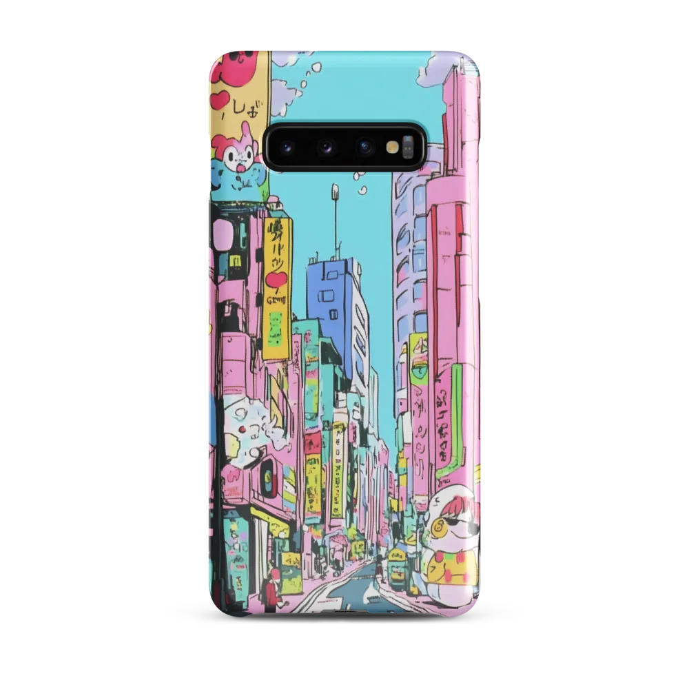 Whimsical Cityscape | Phone Case |  S10 Plus | Snap Case | Glossy