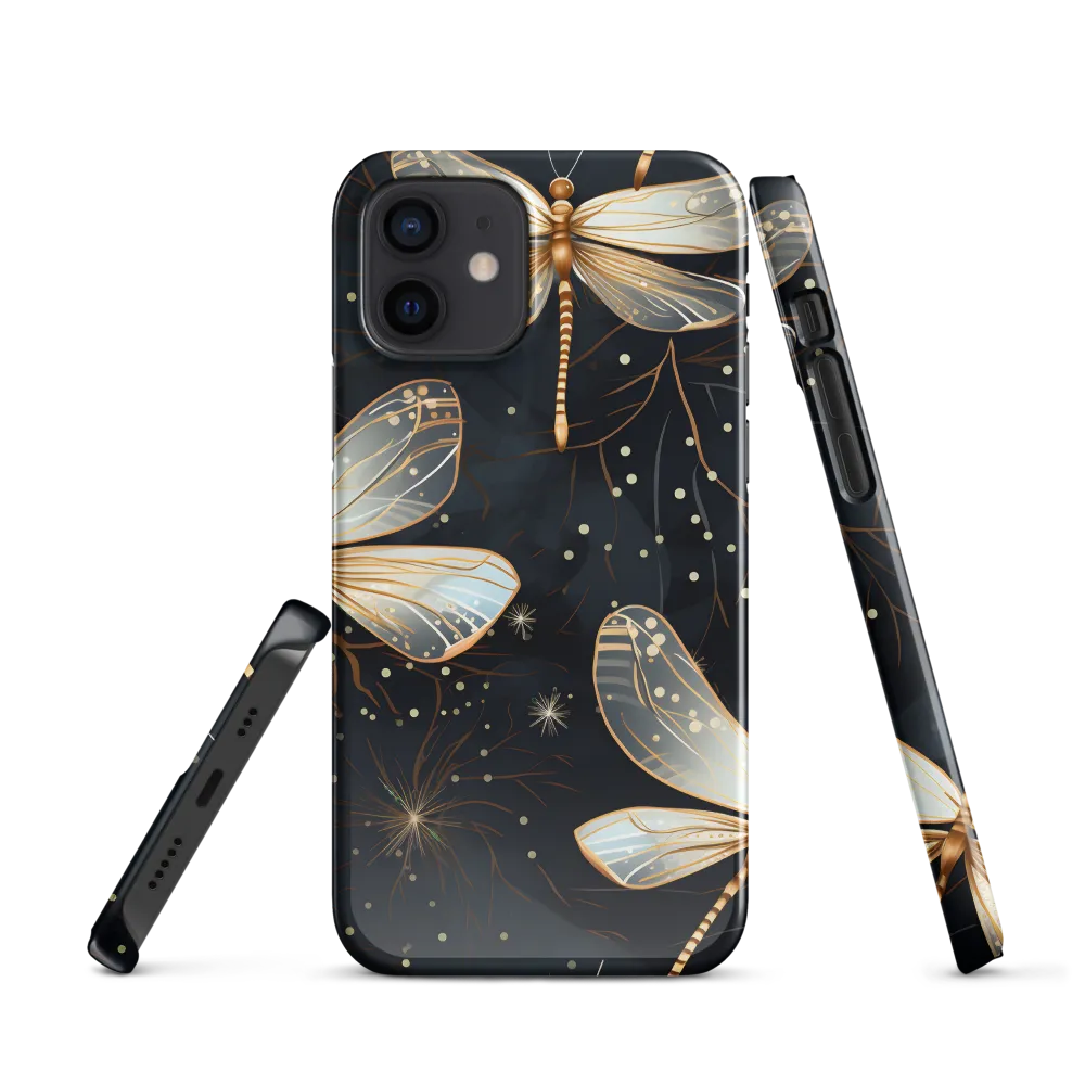 Ethereal Dance: Dragonflies in a Midnight Garden