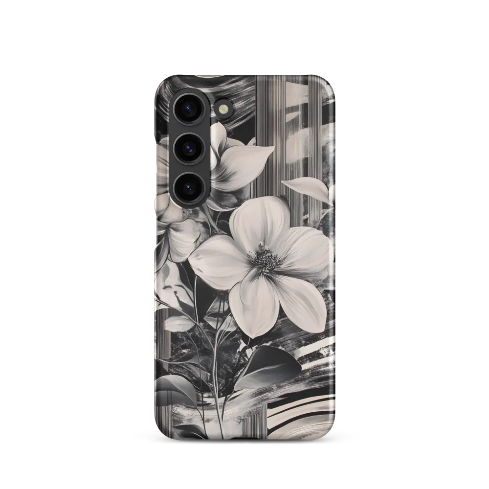 Ethereal Bloom: A Dance of Monochromes