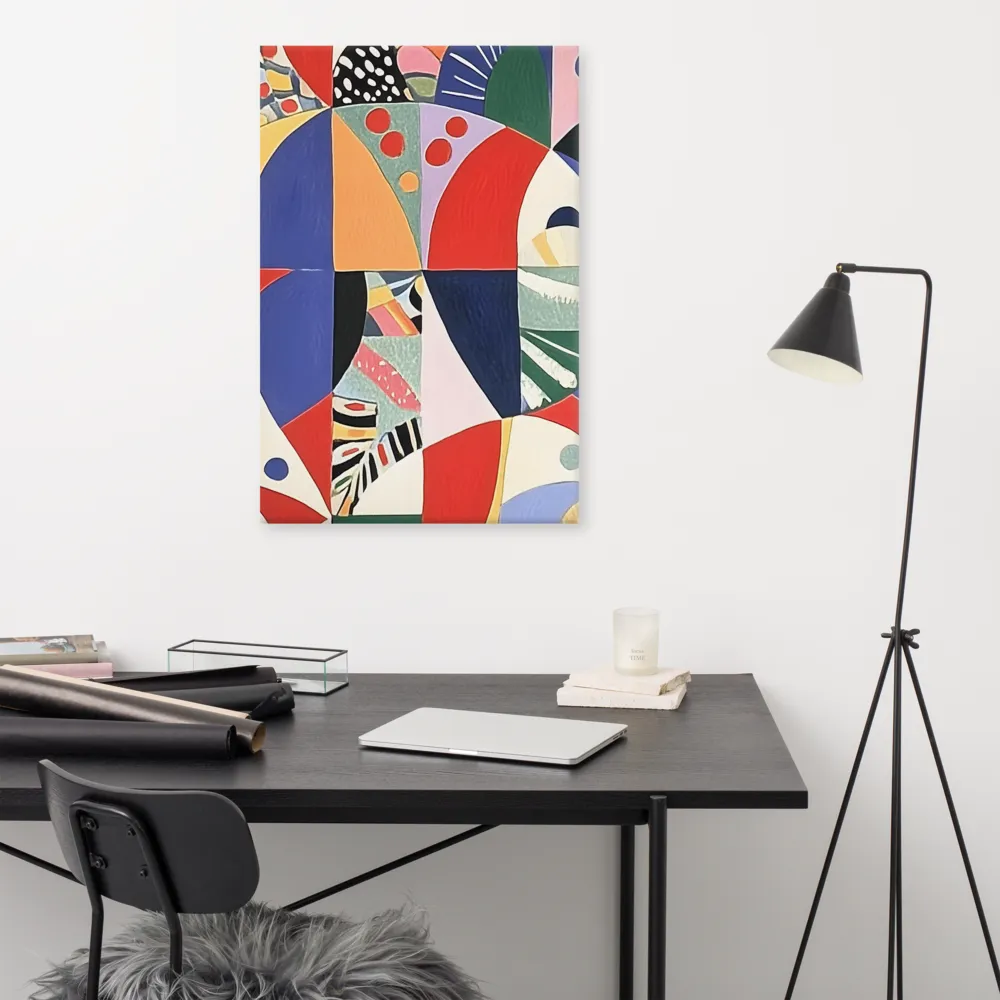 Dynamic Mosaic Symmetry | Canvas | 24″×36″