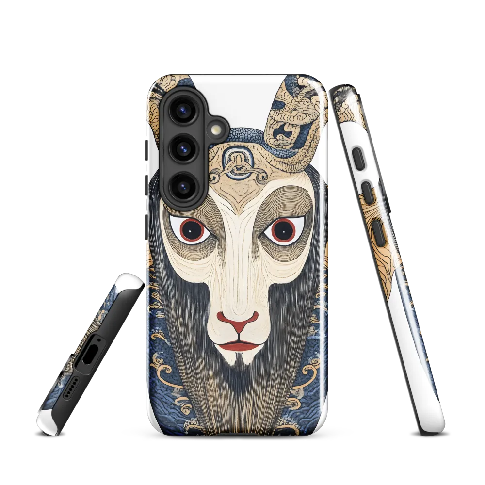 Ethereal Gaze of the Ram | Phone Case |  S24 | Tough Case | Glossy