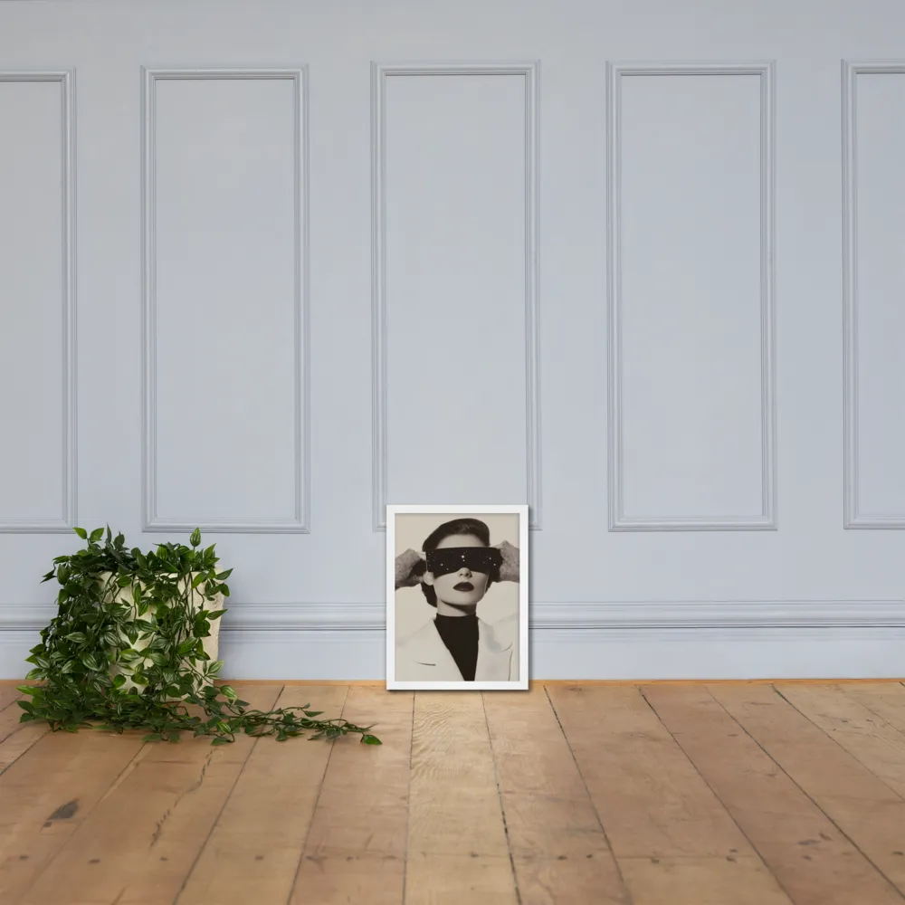 Celestial Elegance | Poster with White Frame | 12″×16″