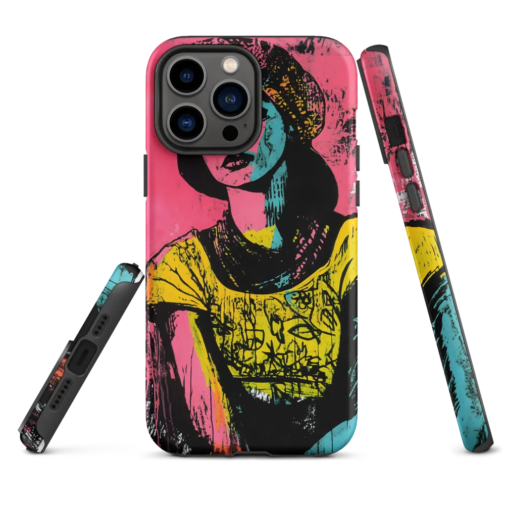 Urban Elegance: A Graffiti Portrait
