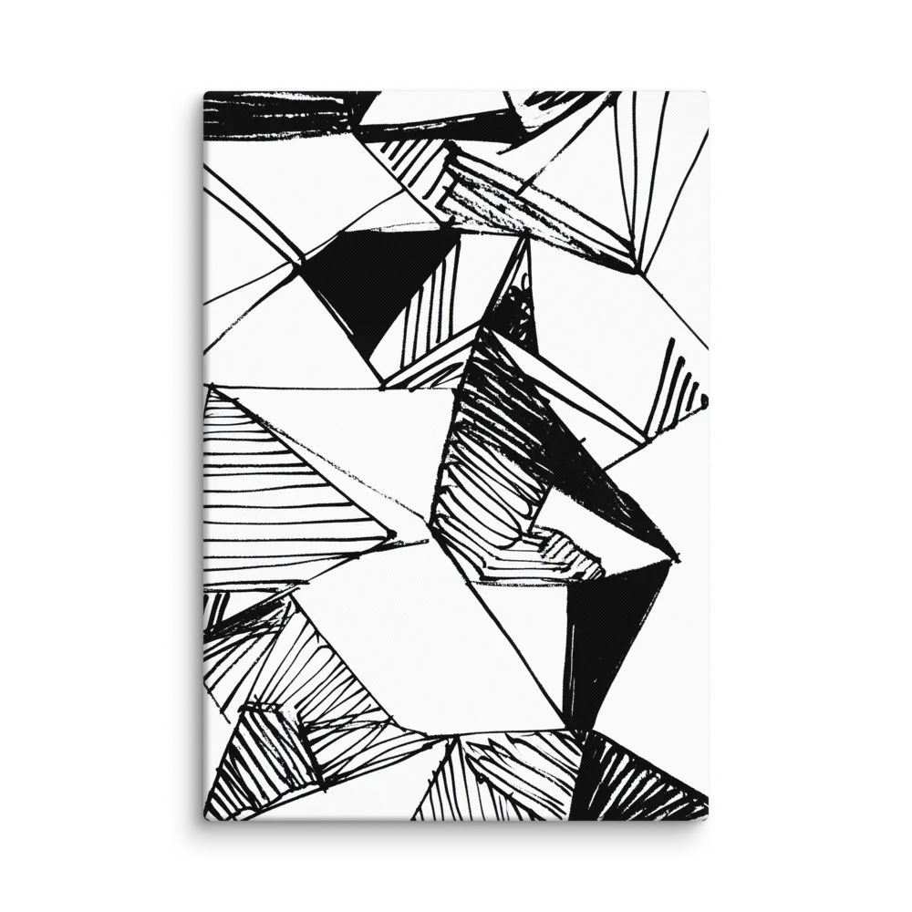 Dynamic Geometry in Ink | Canvas | 18″×26″