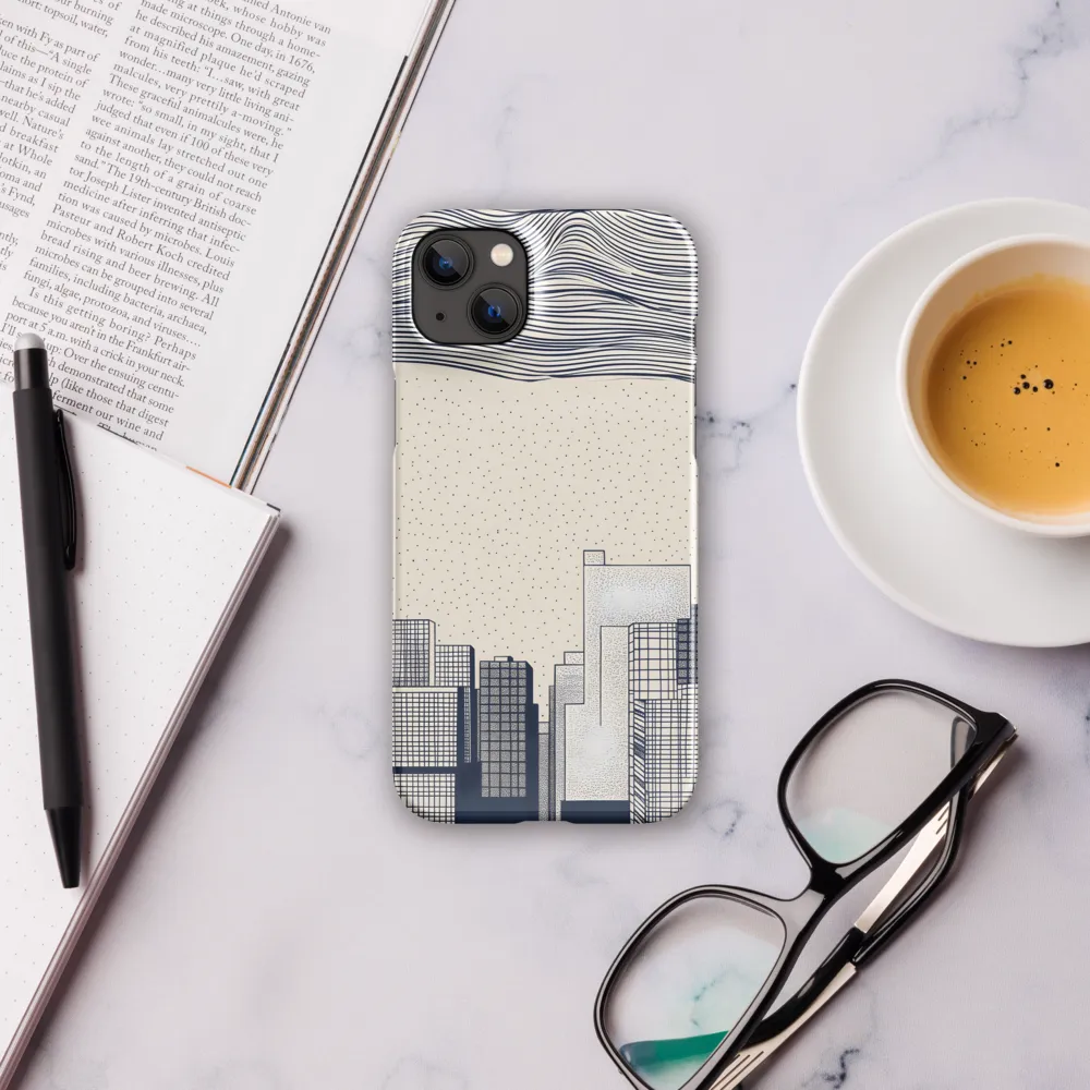 Urban Patterns: A Minimalist Skyline | Phone Case |  14 Plus | Snap Case | Glossy