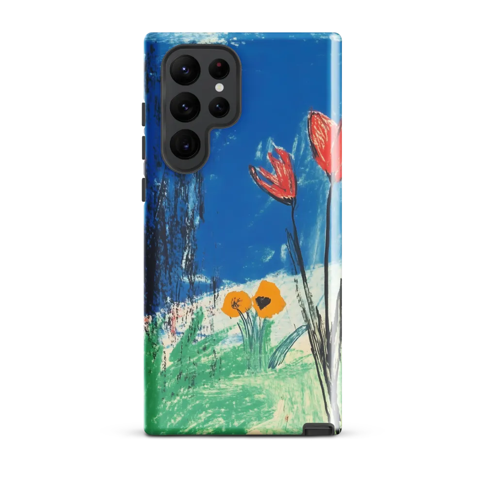 Joyful Blossoms in Blue