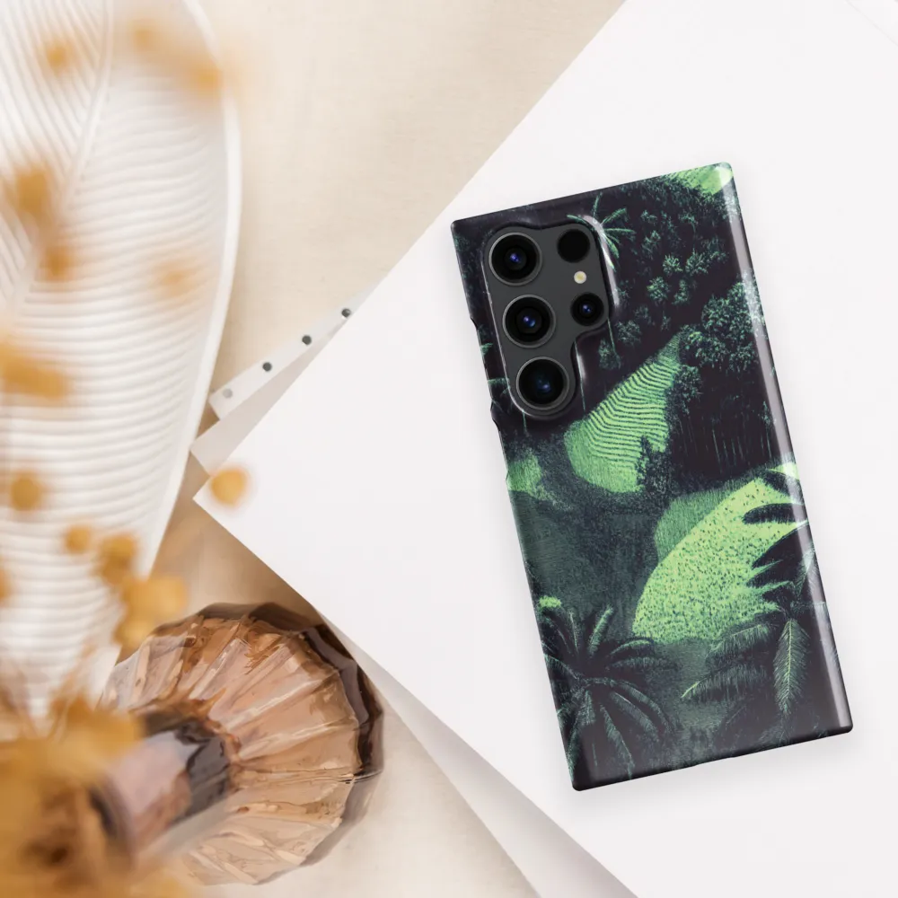 Harmony in Green: A Surreal Landscape