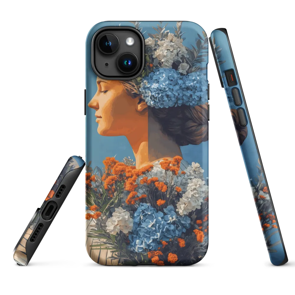 Floral Reverie: A Portrait of Serenity