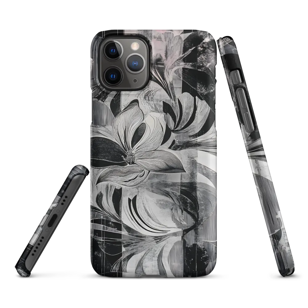 Floral Fusion in Monochrome