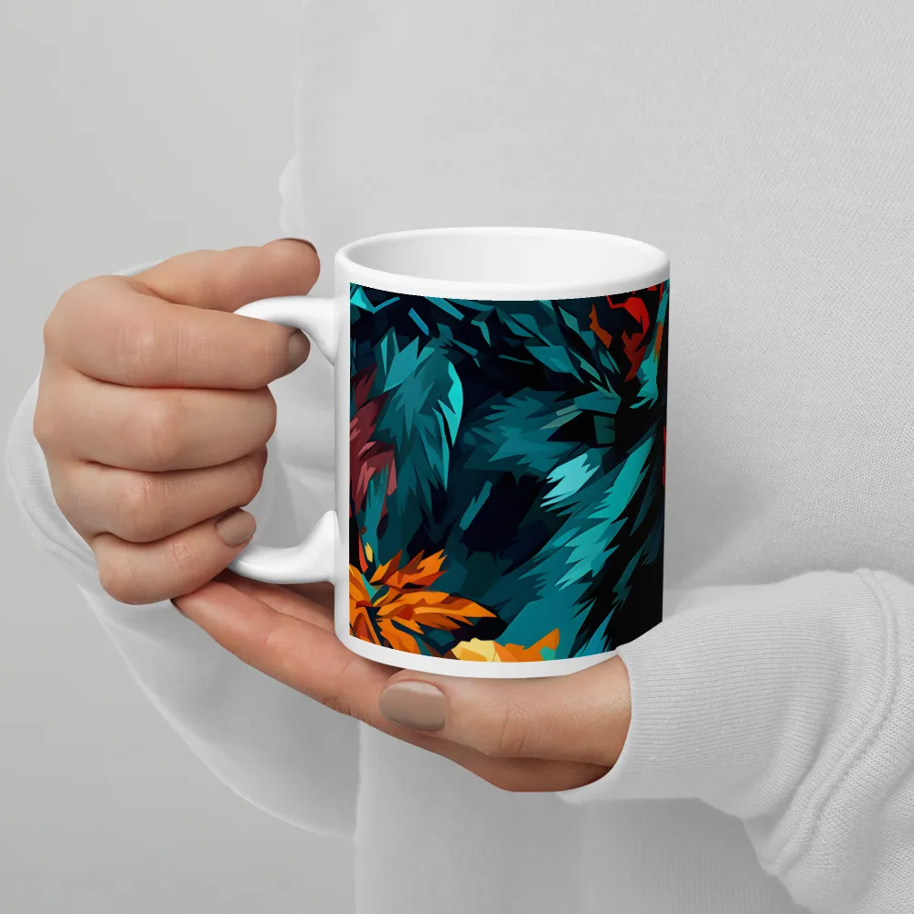 Wild Symphony: Abstract Tigers | Mugs | Multiple Sizes & Colors