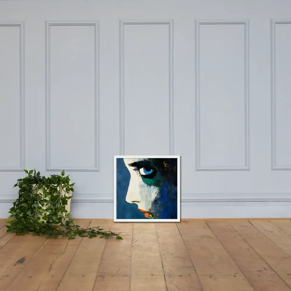 Reflections of Emotion | Poster with White Frame | 18″×18″