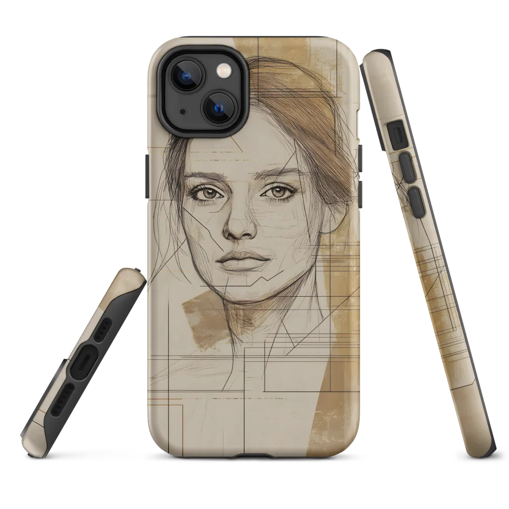 Geometric Elegance: A Modern Portrait