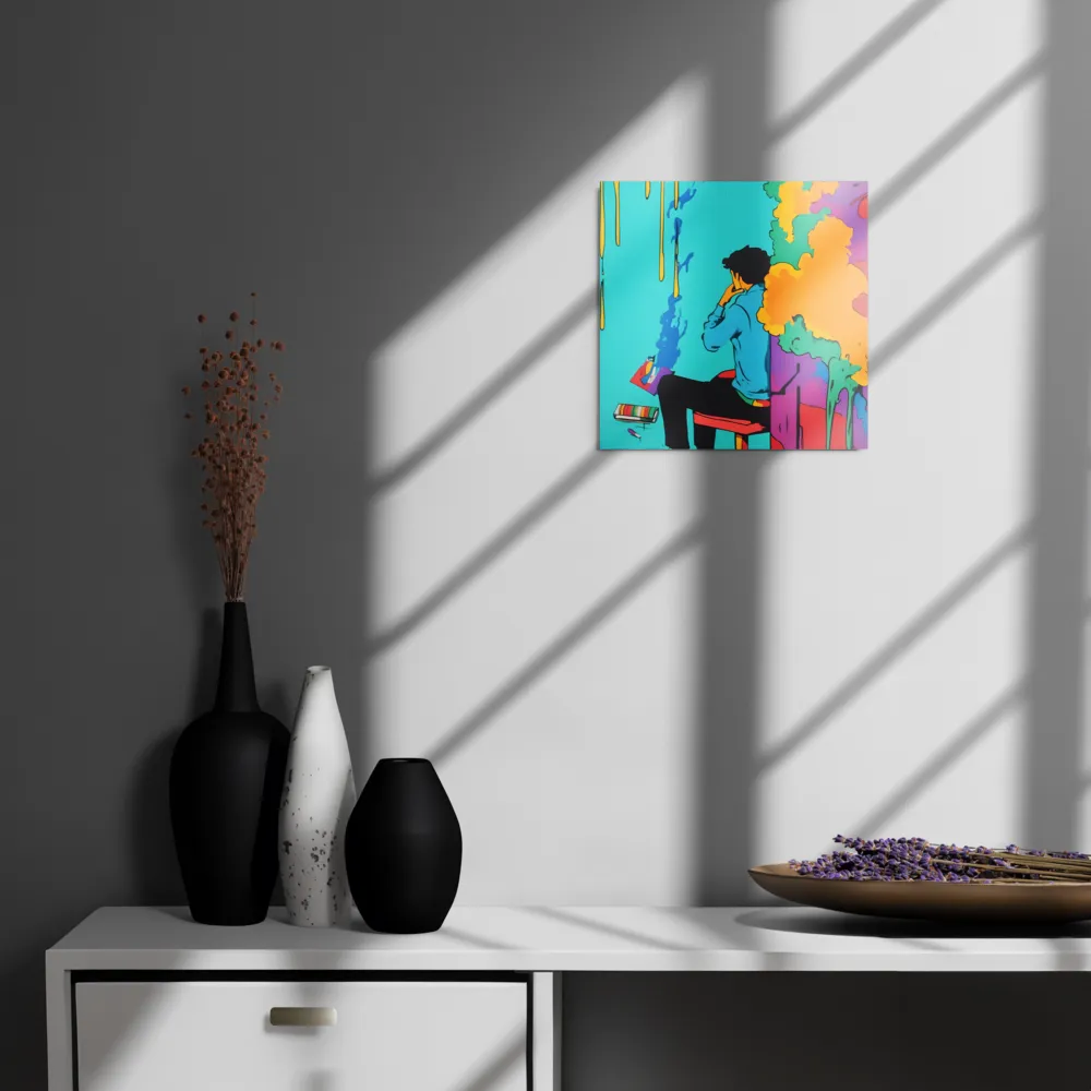 The Artist Within | Metal Print | 12″×12″