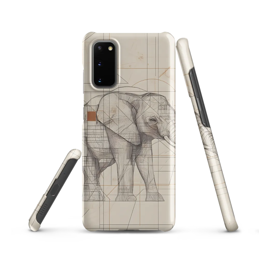Geometric Elegance: The Steel Elephant