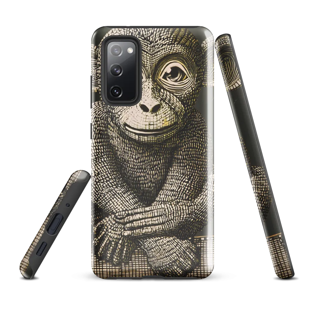 Intricate Primate Portrait