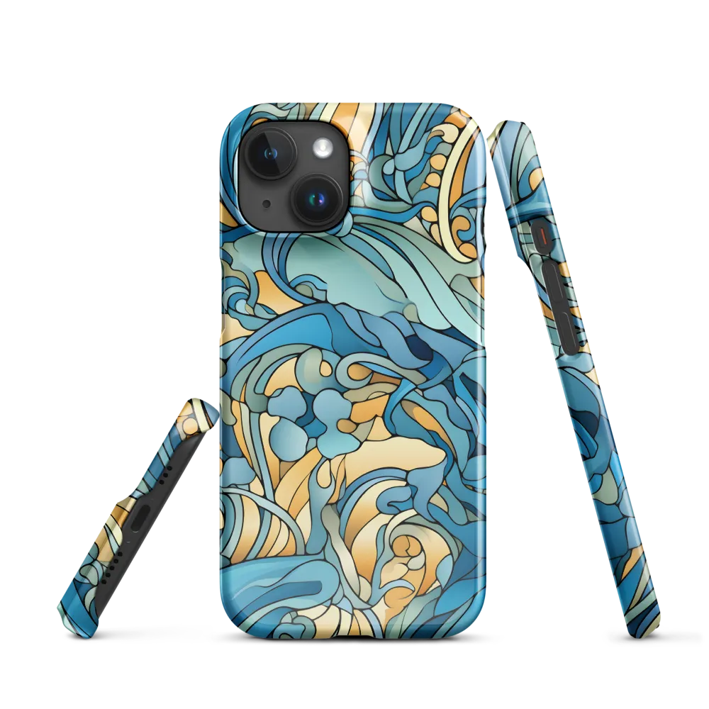 Dancing Waves of the Ocean | Phone Case |  15 | Snap Case | Glossy
