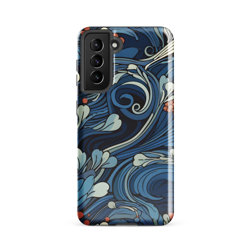 Nature's Elegance: An Oceanic Tapestry | Phone Case |  S21 FE | Tough Case | Glossy