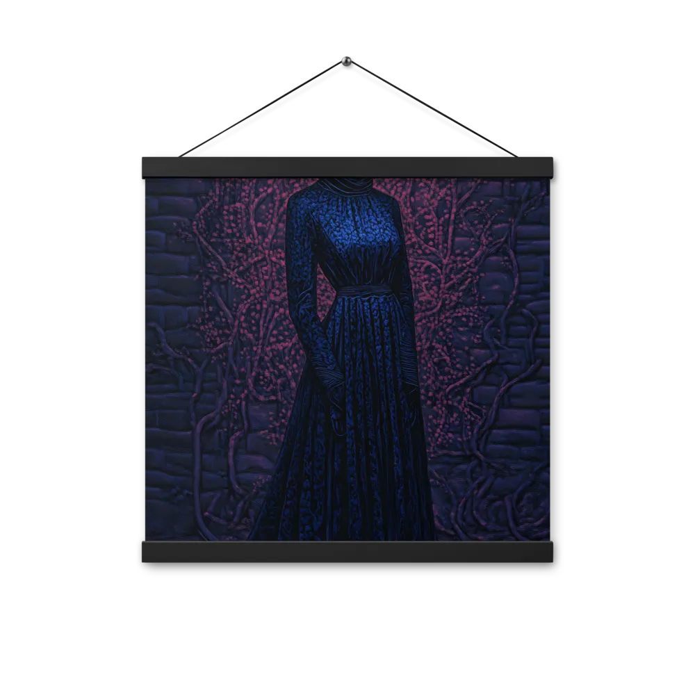 Veil of Enigma | Poster With Black Wood Hanger | 16″×16″