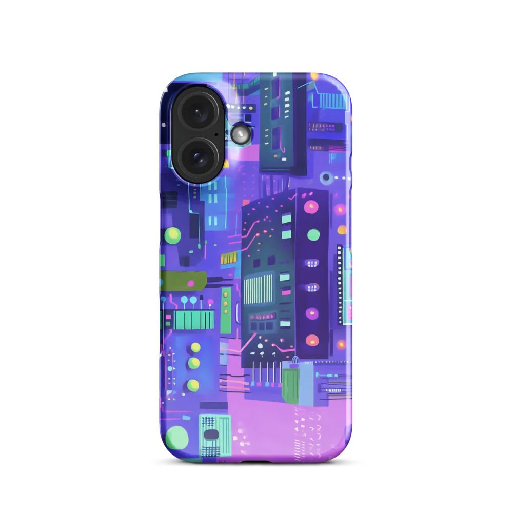 Futuristic Cityscape: A Digital Dream | Phone Case