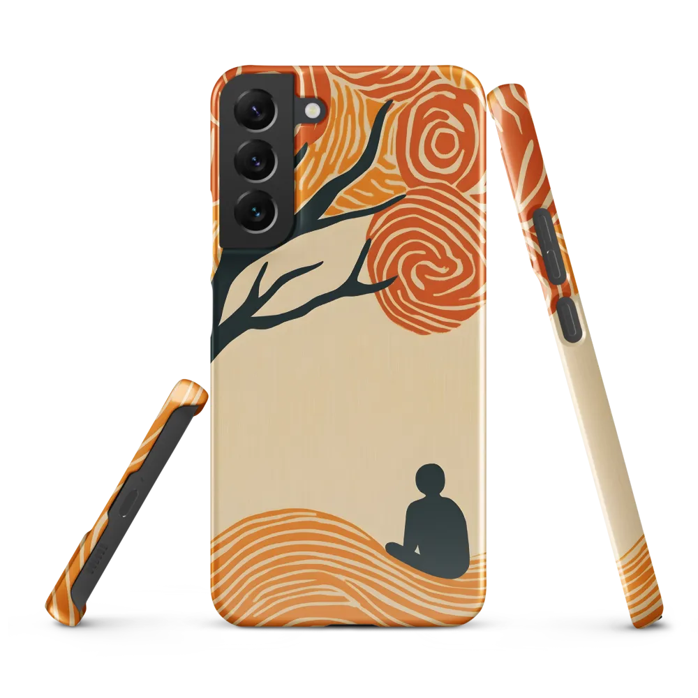Silent Reflections under Swirling Leaves | Phone Case |  S22 Plus | Snap Case | Glossy