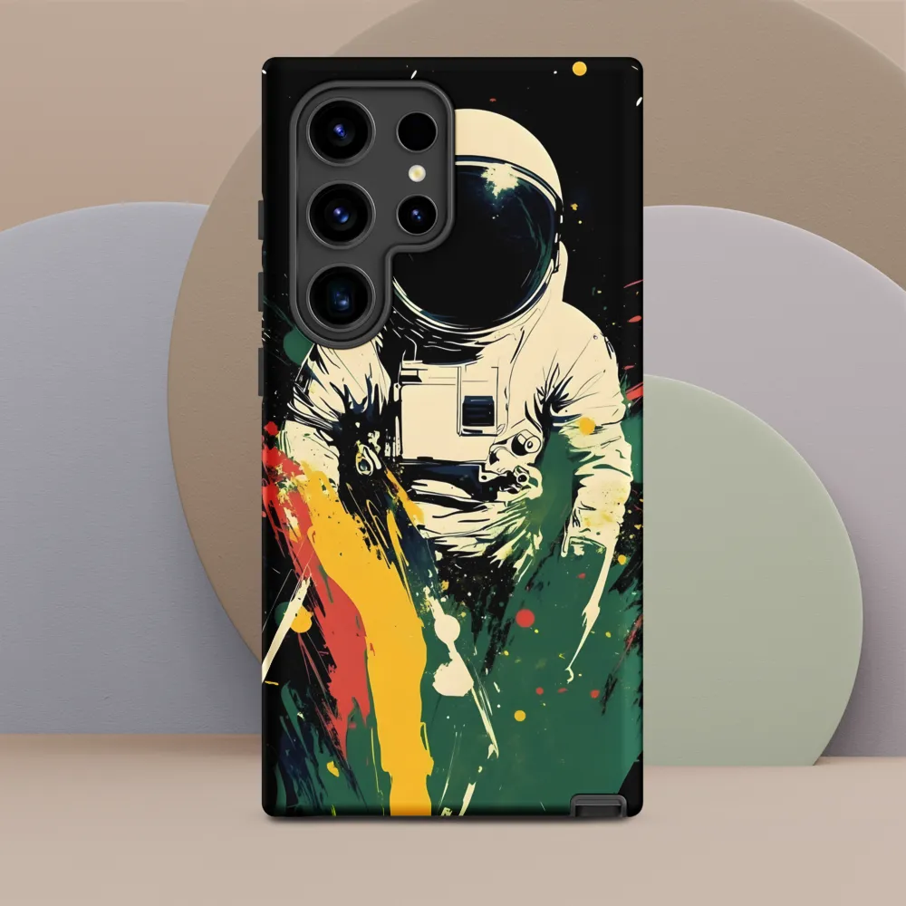 Cosmic Splash: The Astronaut's Journey