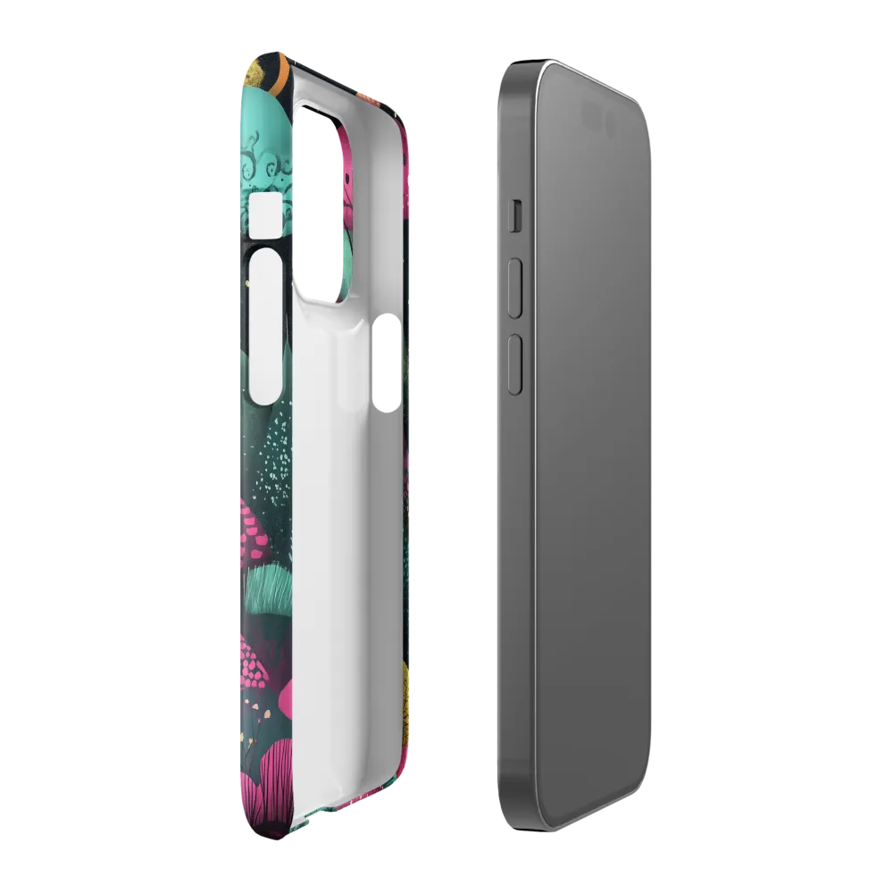 Whimsical Journey through Colorful Lands | Phone Case |  14 Pro | Snap Case | Glossy