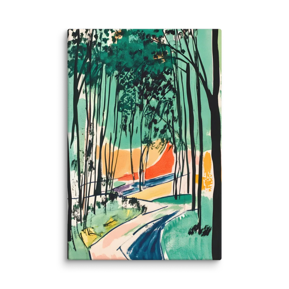 Winding Path Through the Forest | Canvas | 24″×36″