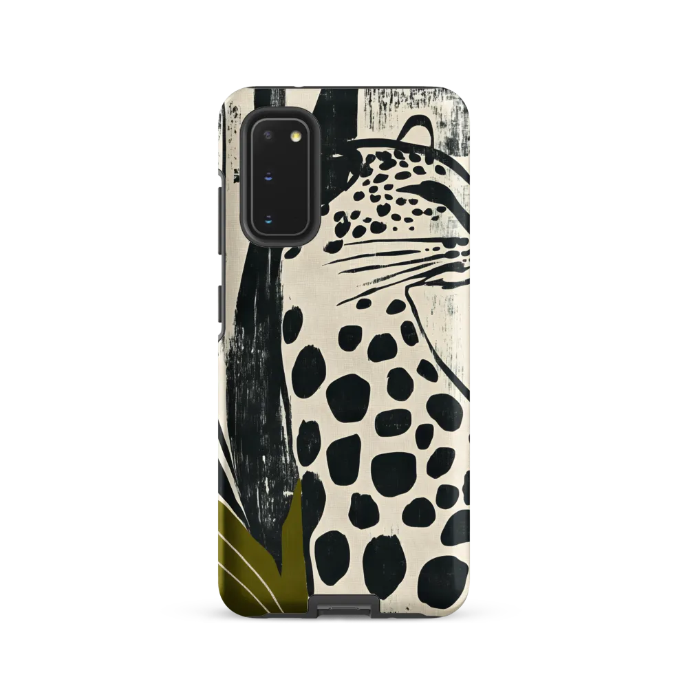 Leopard in Silhouette: A Modern Appeal | Phone Case |  S20 | Tough Case | Matte