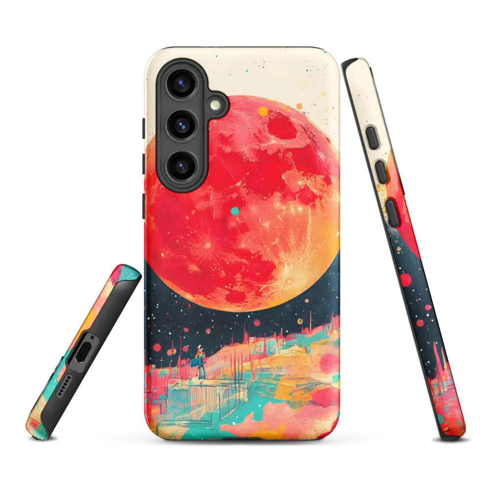 Crimson Dreams: A Lunar Exploration