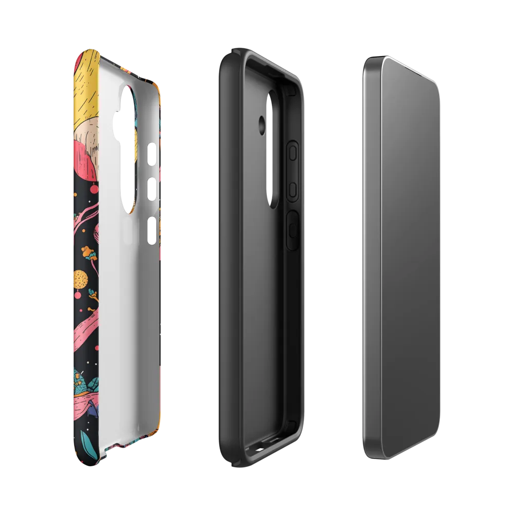 Whimsical Cosmic Owl | Phone Case |  S24 | Tough Case | Matte