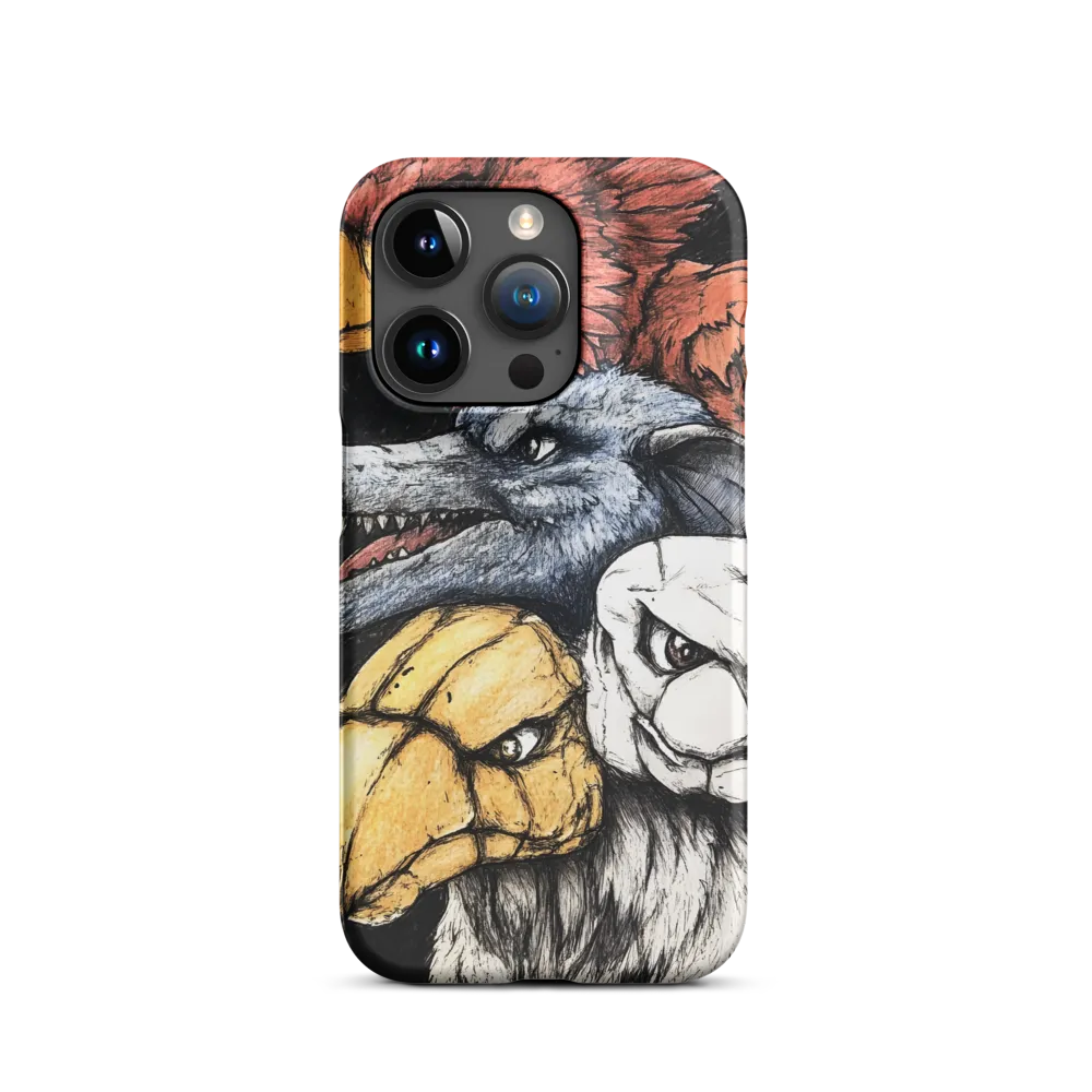 Mythical Beasts in Harmony | Phone Case |  15 Pro | Snap Case | Matte