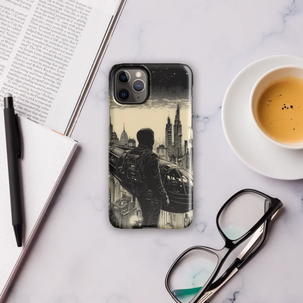 Pilot of the Dystopian Skies | Phone Case |  11 Pro | Snap Case | Glossy